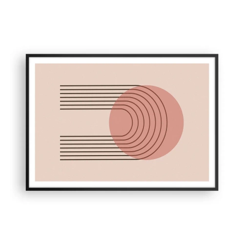 Pôster com moldura preta - Atração irresistível - 100x70 cm