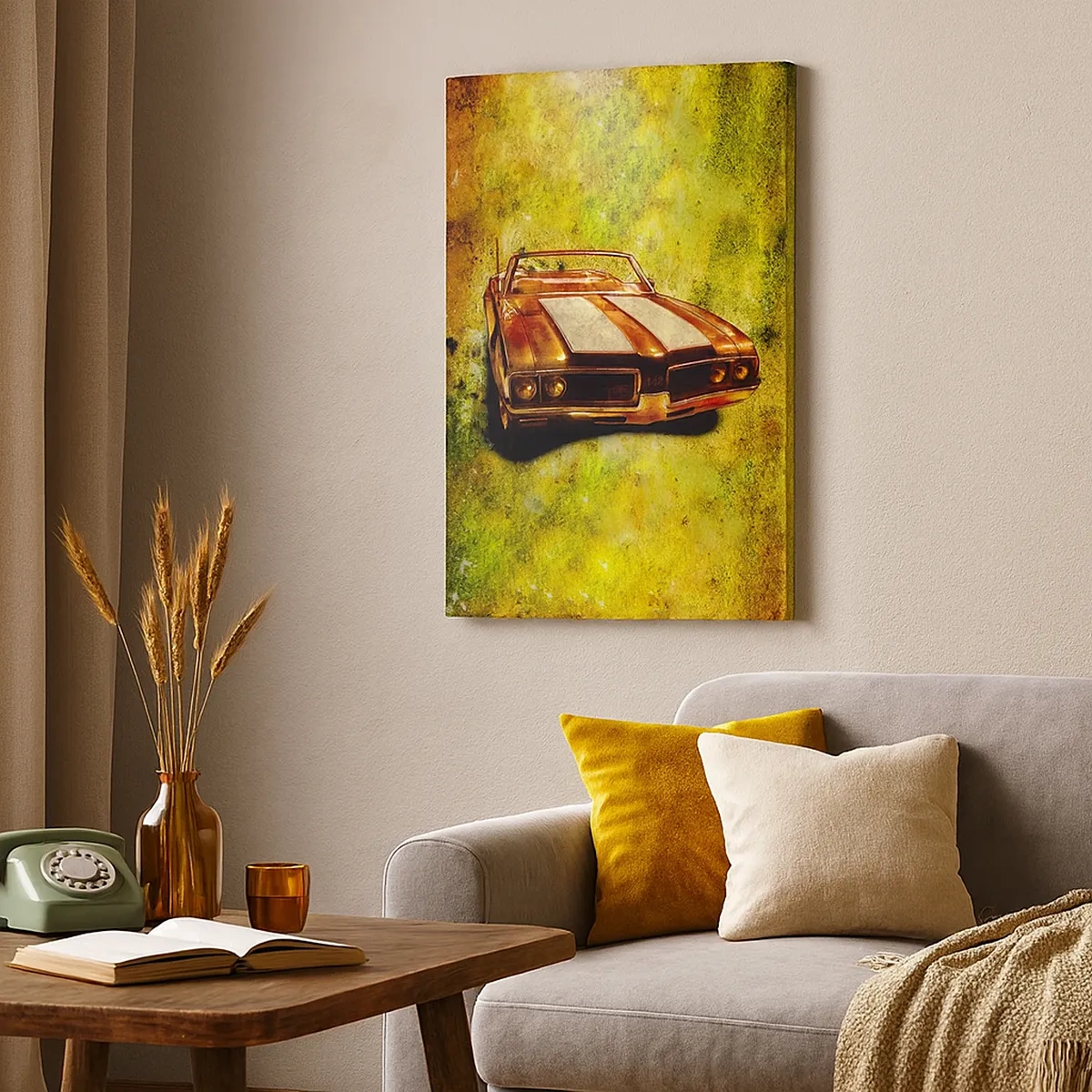 Quadro em tela - O poder encantado em formas - 50x70 cm