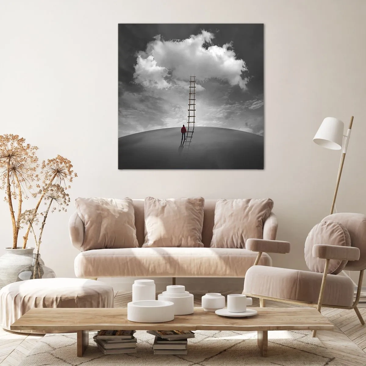 Quadro em tela - Tudo é possível - 60x60 cm