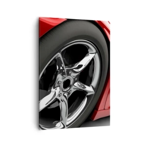 Quadro em tela - Projetado para a velocidade - 50x70 cm