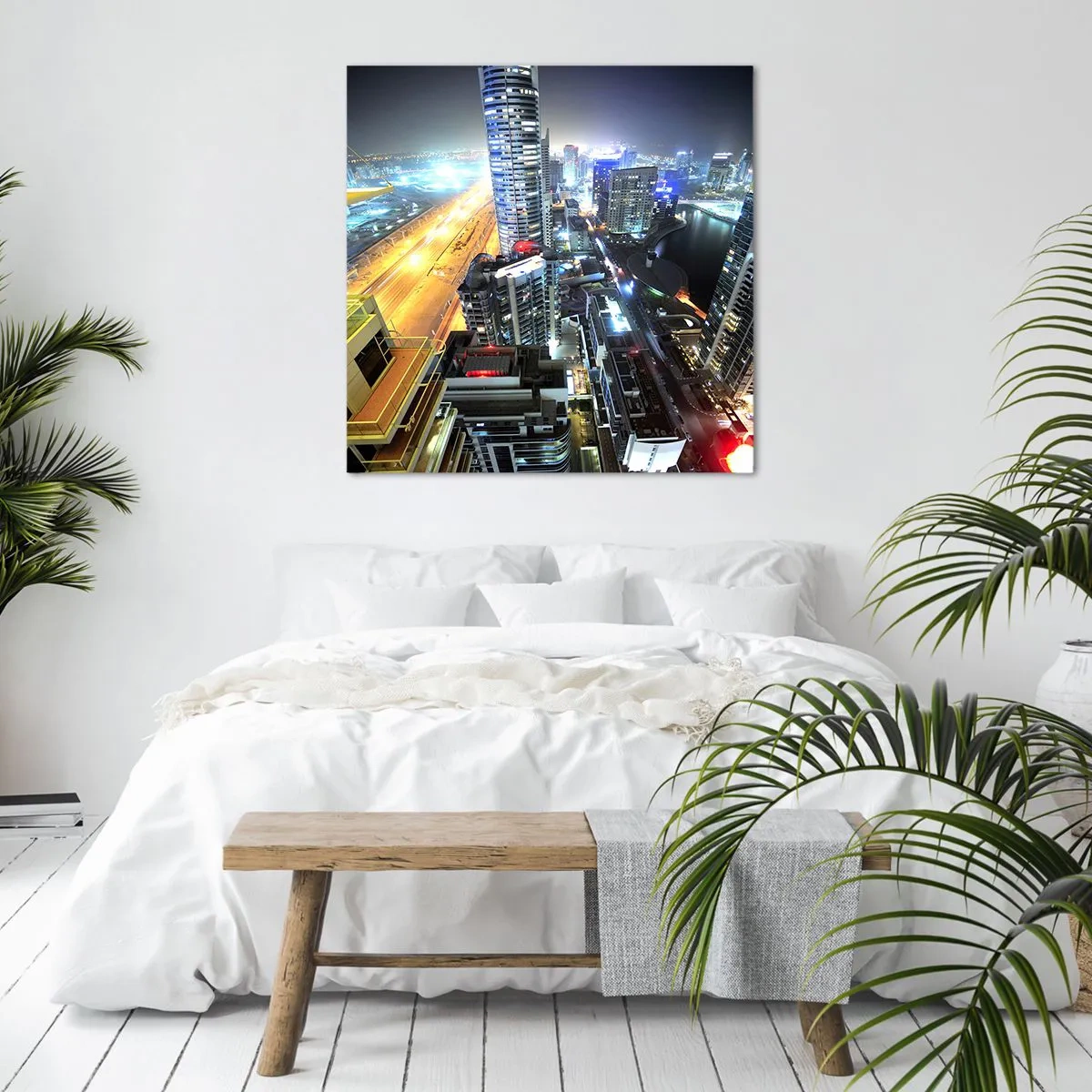 Quadro em tela - Milagre no deserto - 50x50 cm