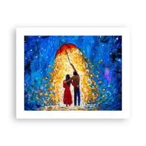 Pôster - A magia de uma noite chuvosa? - 50x40 cm