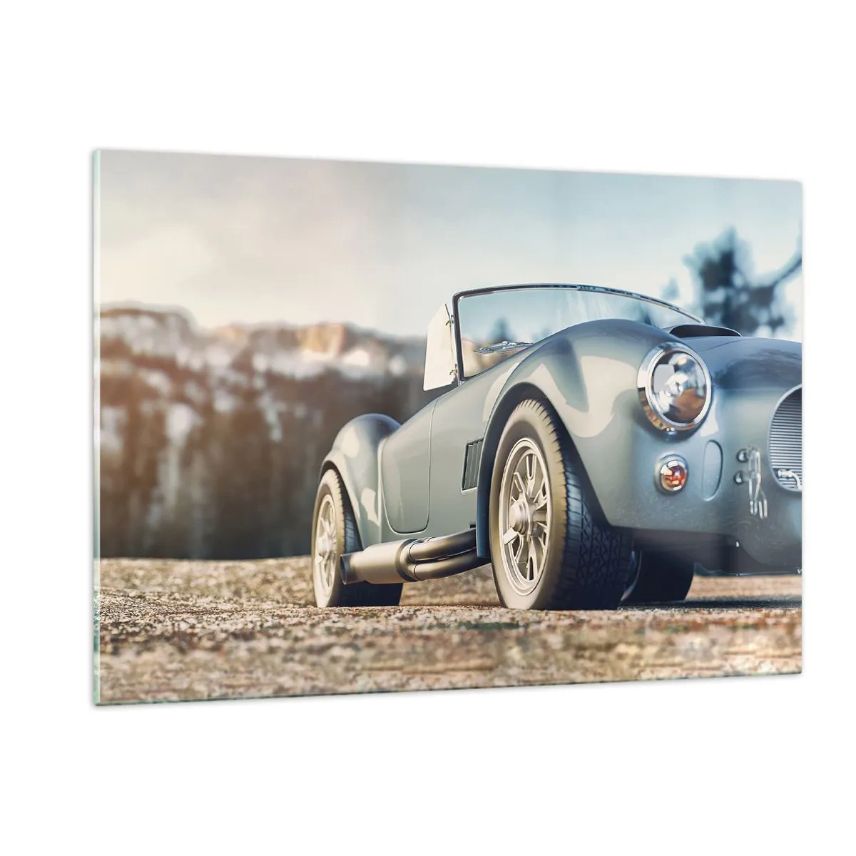 Quadro em vidro - Porque o estilo conta - 120x80 cm