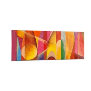 Quadro em vidro - Catedral do Sol - 140x50 cm