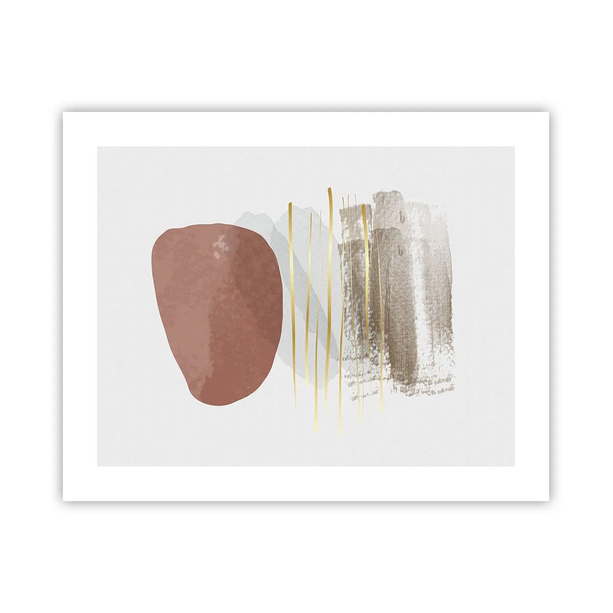 Pôster - Colunata abstrata - 50x40 cm