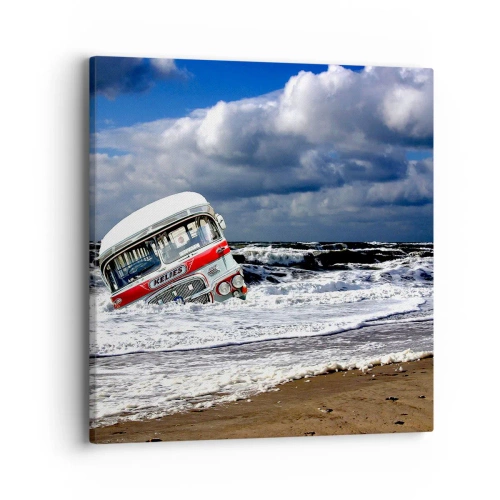 Quadro em tela - E por que a surpresa? - 40x40 cm