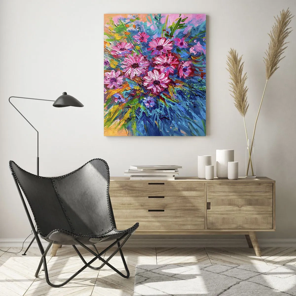 Quadro em vidro - A energia da vida - 50x70 cm