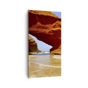 Quadro em tela - Água e vento por milhares de anos - 65x120 cm