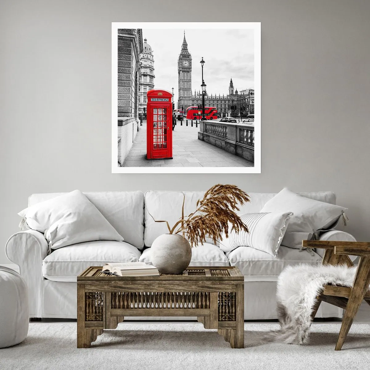 Pôster - Sem dúvida, Londres - 30x30 cm