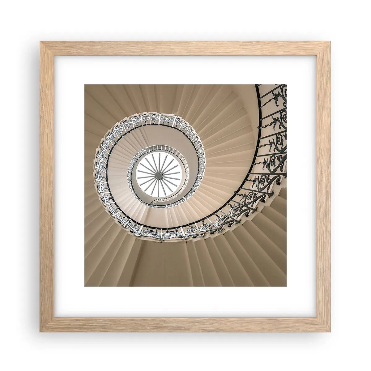 Pôster com moldura de carvalho claro - Dentro da casca - 30x30 cm