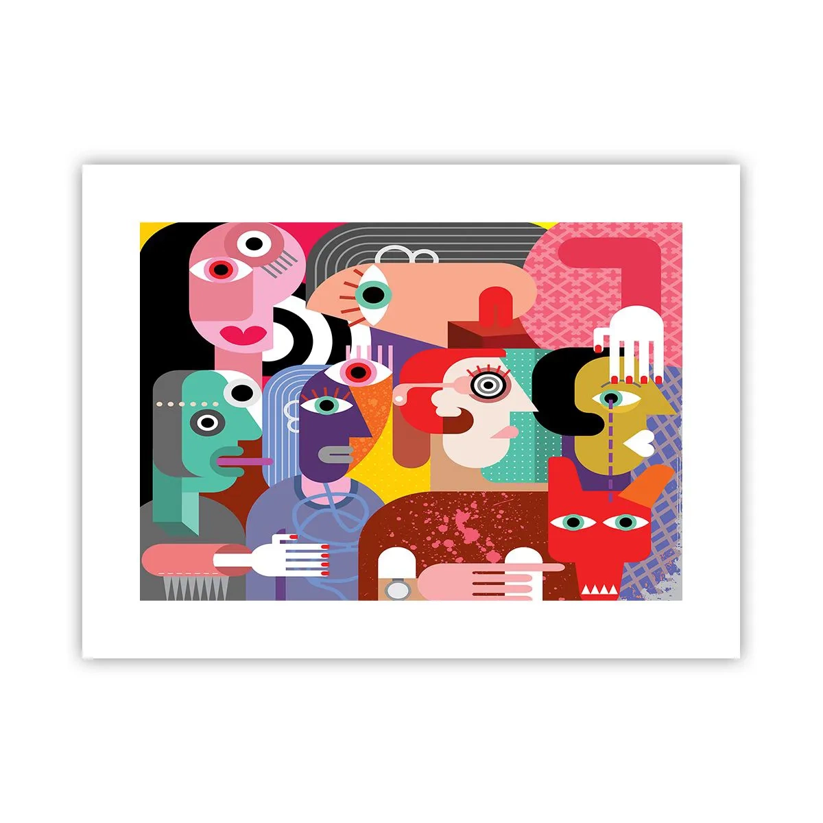 Pôster - Viemos da parte do Sr. Picasso - 40x30 cm