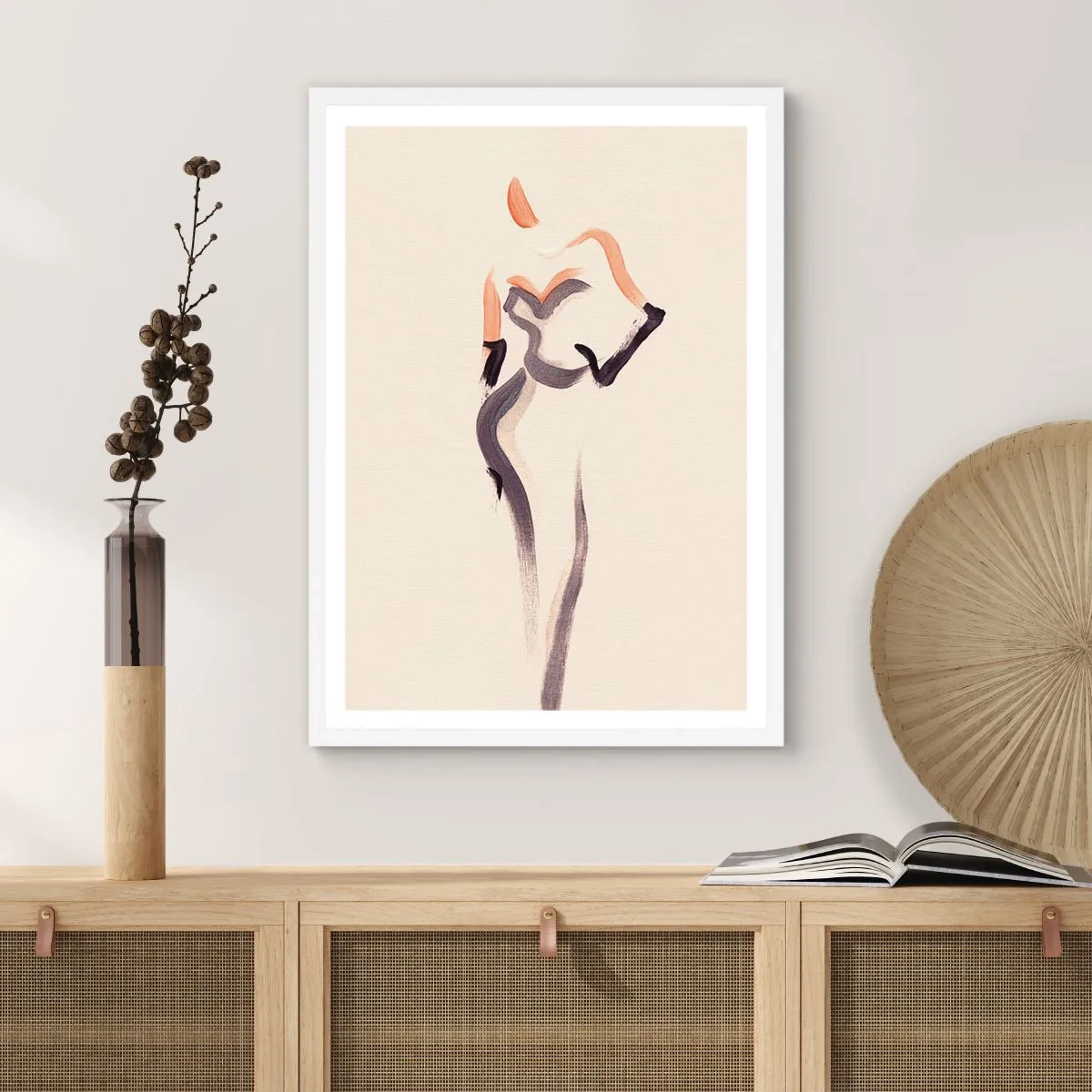 Pôster em moldura branca - Dos anos dourados de Hollywood - 70x100 cm