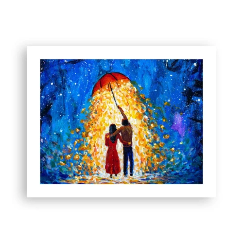 Pôster - A magia de uma noite chuvosa? - 50x40 cm