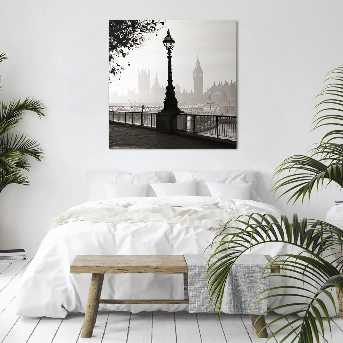 Quadro em tela - Manhã Londrina - 70x70 cm