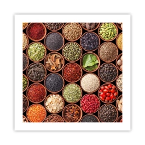 Pôster - Todos os sabores do mundo - 50x50 cm