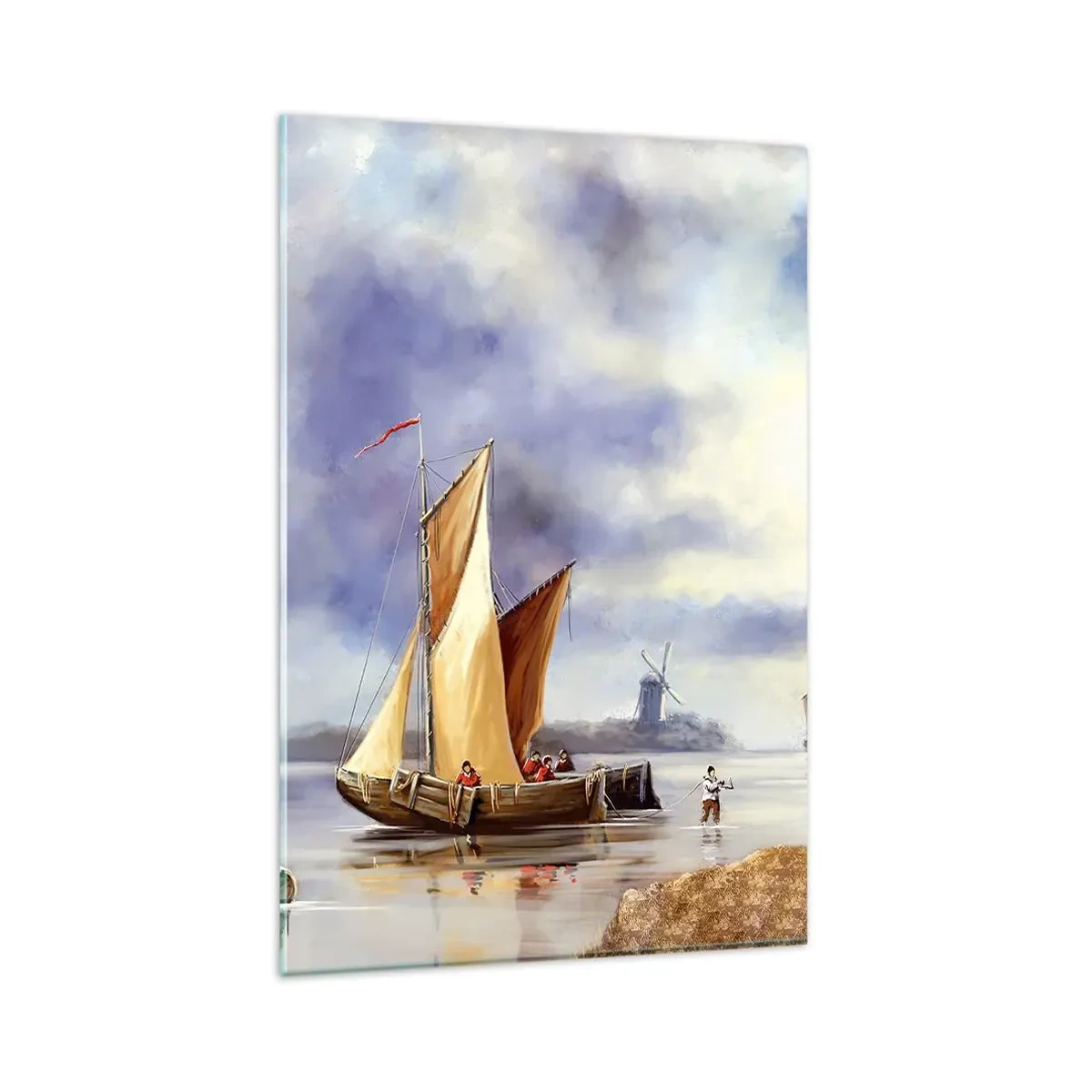 Quadro em vidro - O regresso dos marinheiros - 80x120 cm