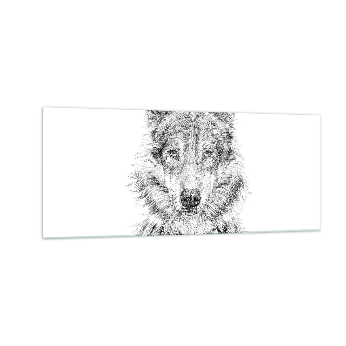 Quadro em vidro - Um líder nato - 100x40 cm