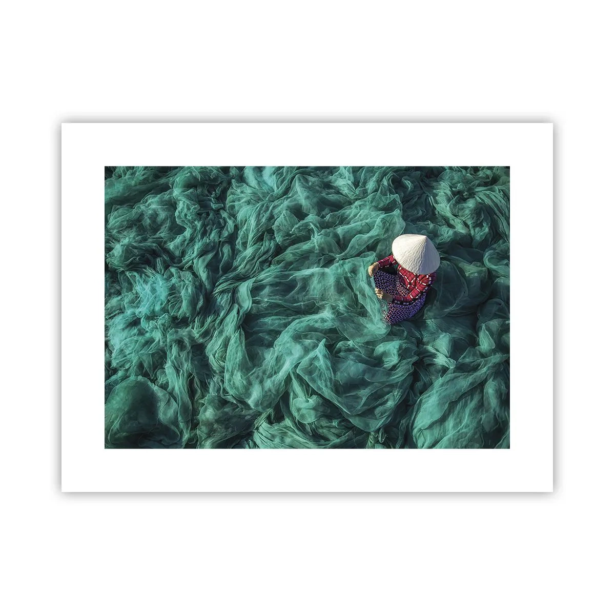 Pôster - Num mar de redes - 40x30 cm