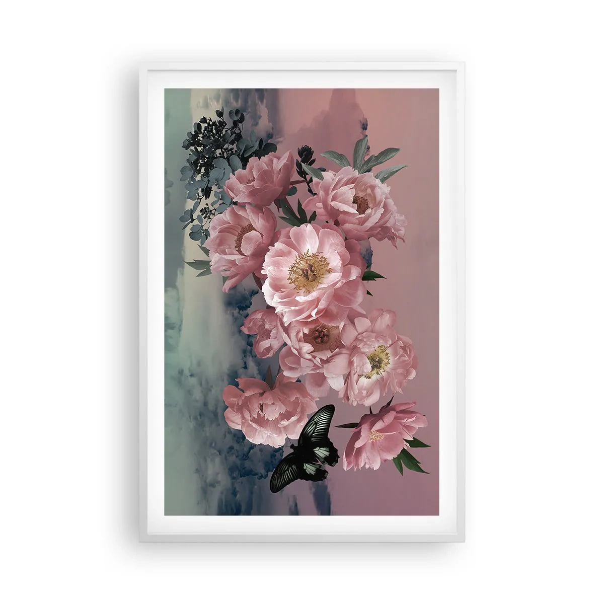 Pôster em moldura branca - O auge do romantismo - 61x91 cm