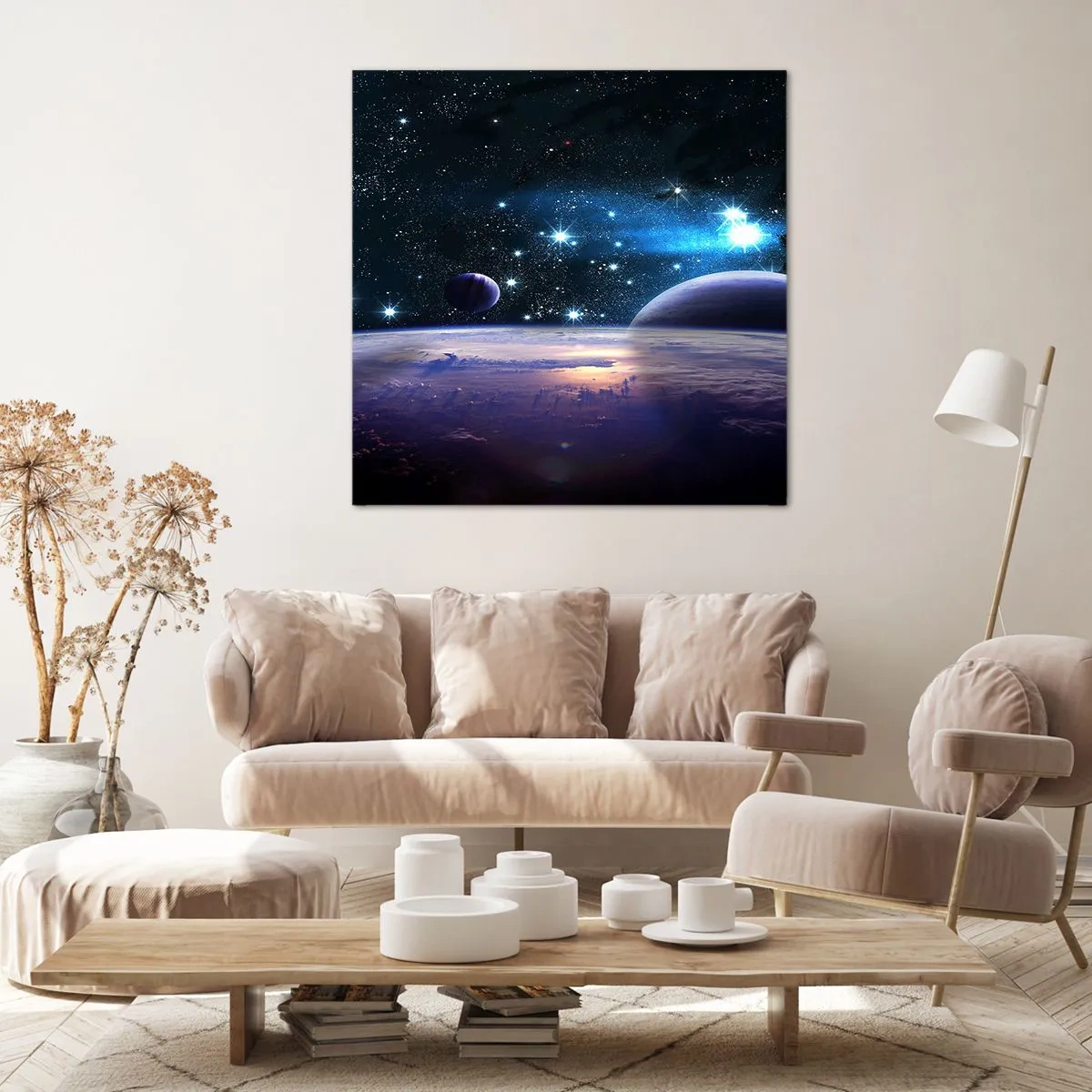 Quadro em tela - Ainda sozinhos? - 30x30 cm
