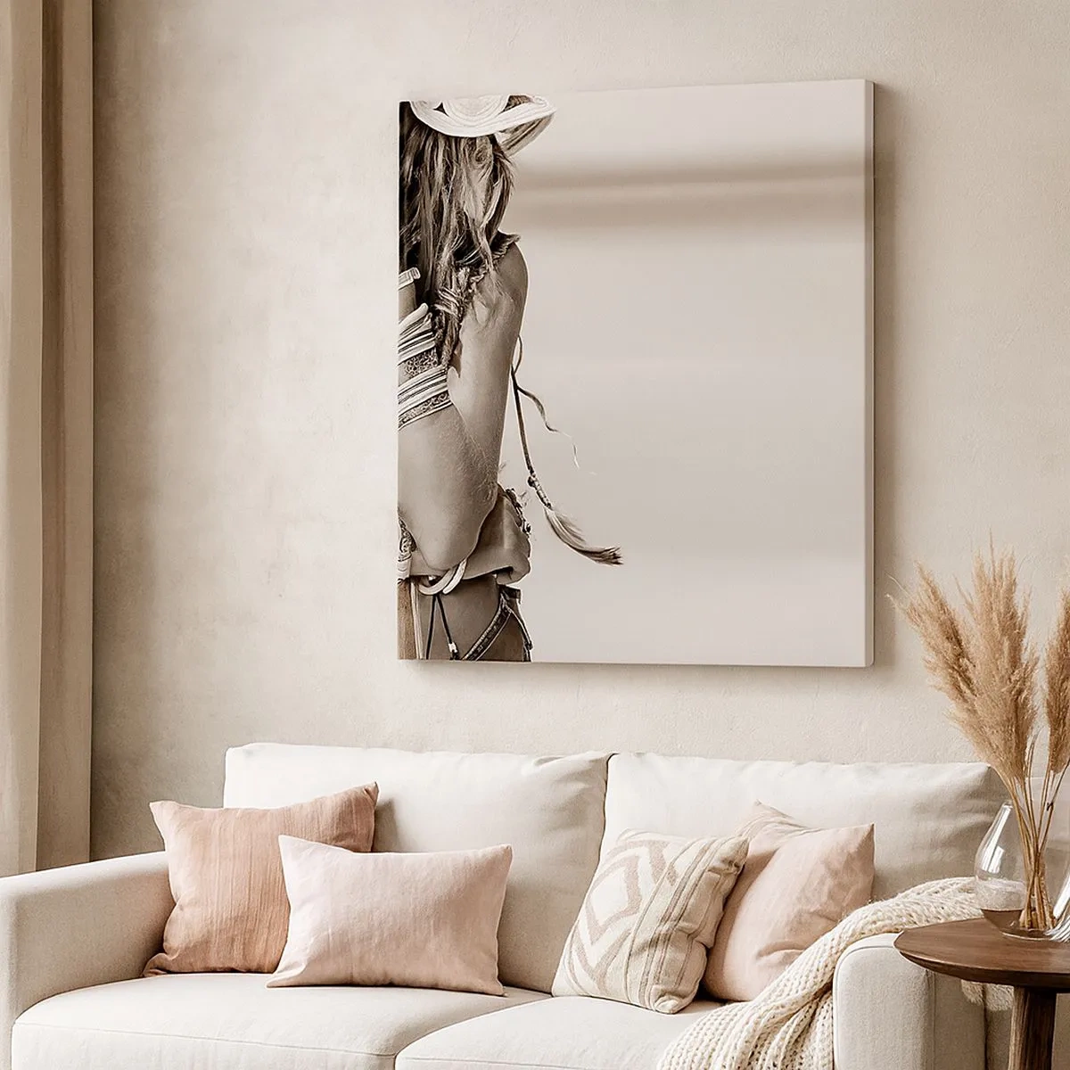 Quadro em tela - Como uma menina - 30x30 cm