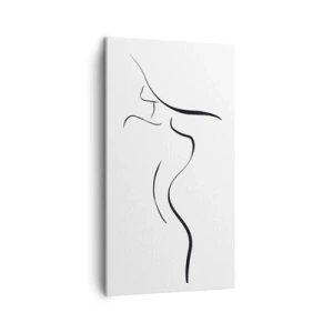 Quadro em tela - Elusiva como uma onda - 45x80 cm