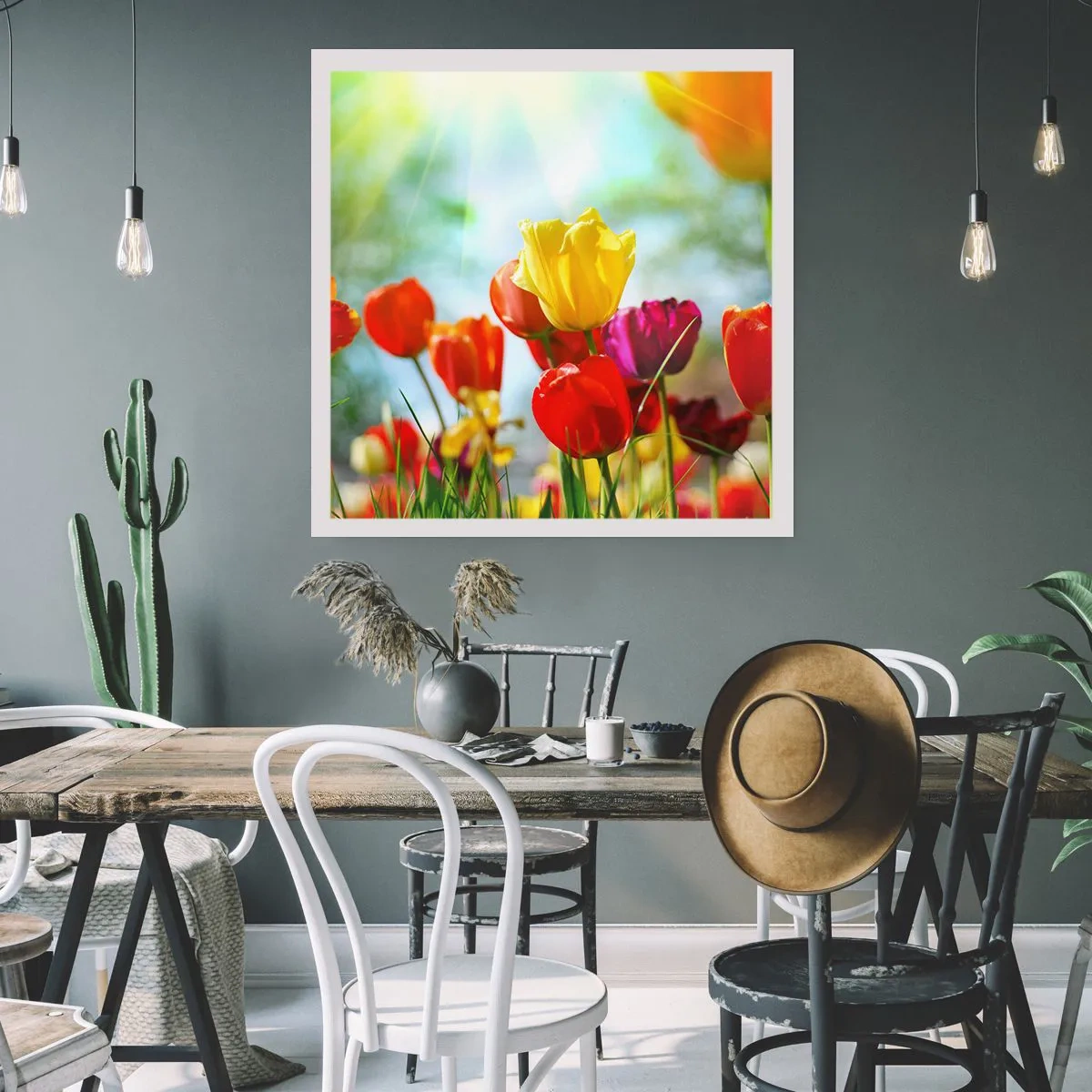 Pôster - Todas as cores do sol - 40x40 cm