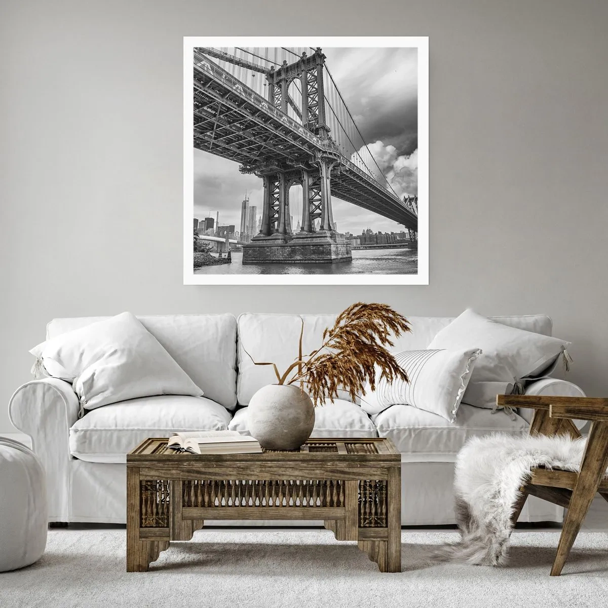 Pôster - Ao coração da cidade - 40x40 cm