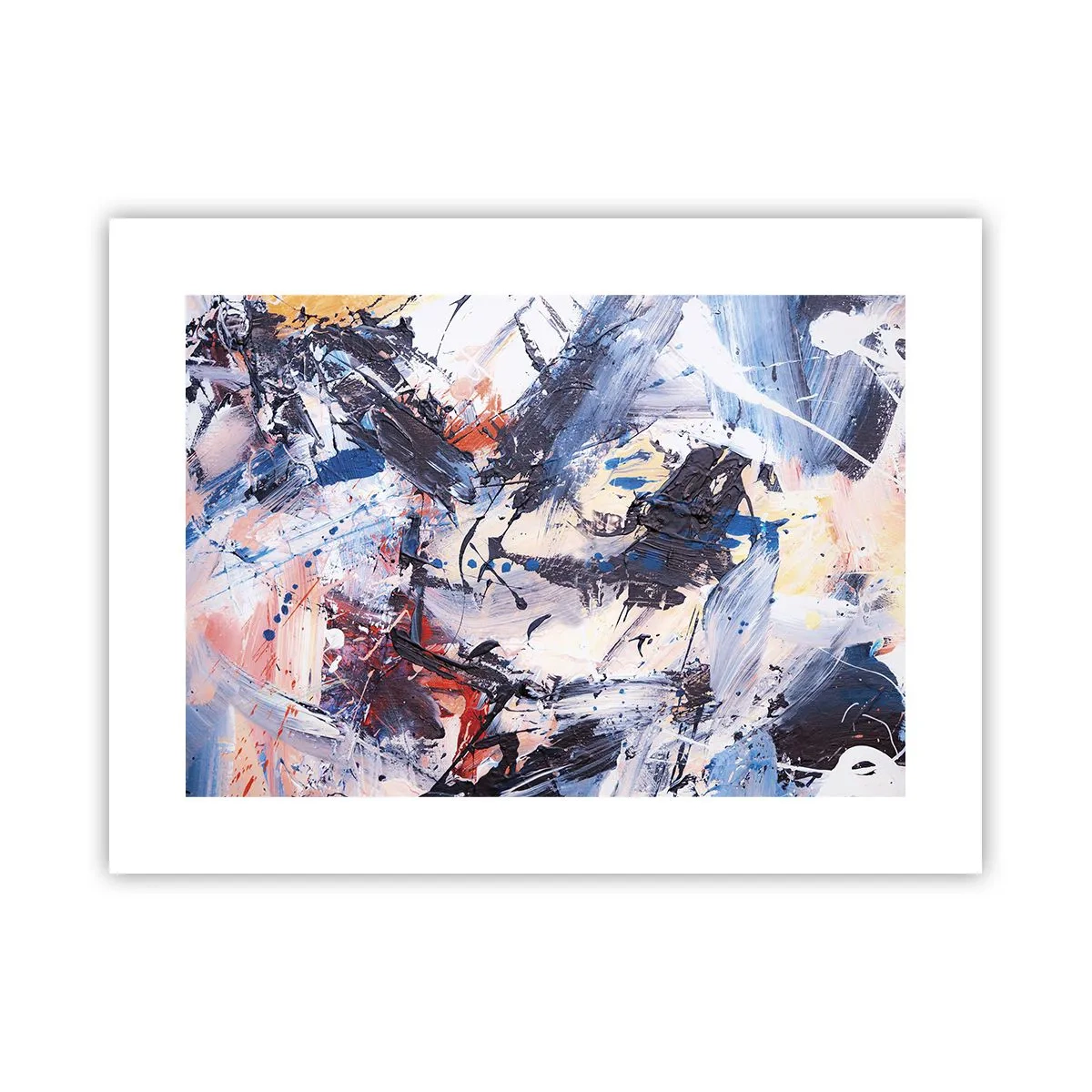 Pôster - Dança louca da abstração - 40x30 cm