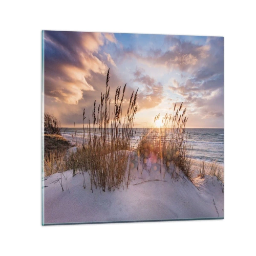 Quadro em vidro - Adeus ao sol e ao vento - 50x50 cm
