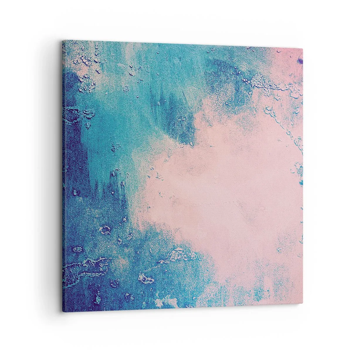 Quadro em tela - Abraço azul - 50x50 cm
