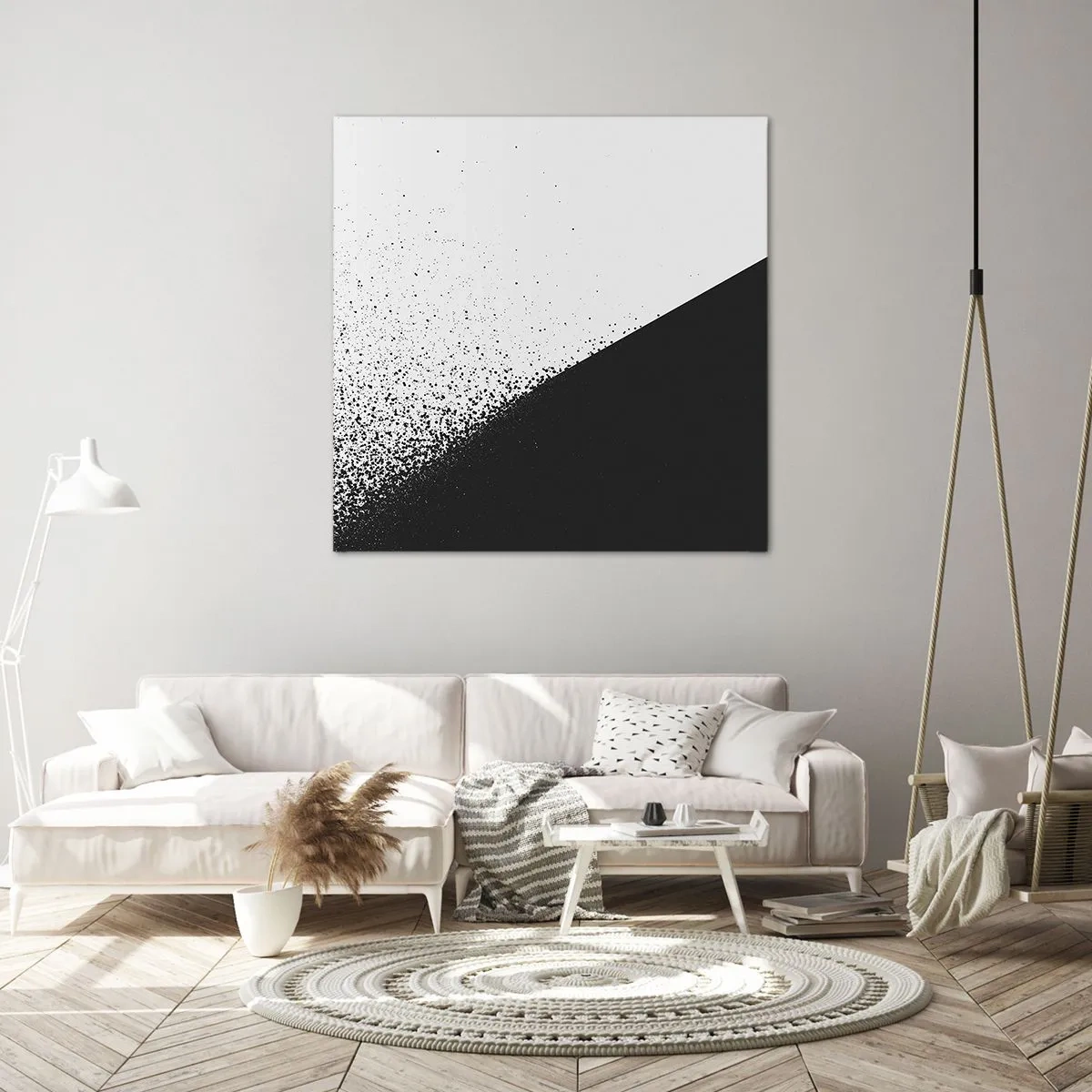 Quadro em tela - Cada vez mais rápido, cada vez mais - 60x60 cm