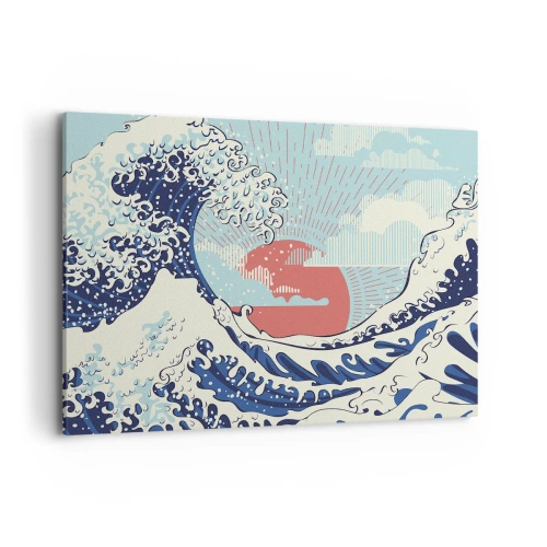 Quadro em tela - Das inspirações japonesas - 100x70 cm