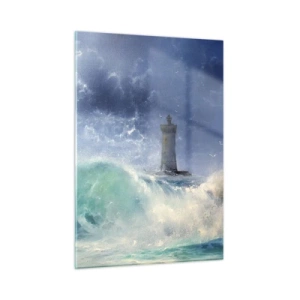 Quadro em vidro - Na guarda contra os elementos da natureza - 50x70 cm