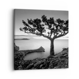 Quadro em tela - Paz até ao horizonte - 40x40 cm
