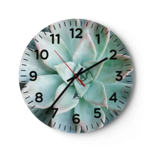 Relógio de parede - Relógio em vidro - O coração do deserto - 30x30 cm