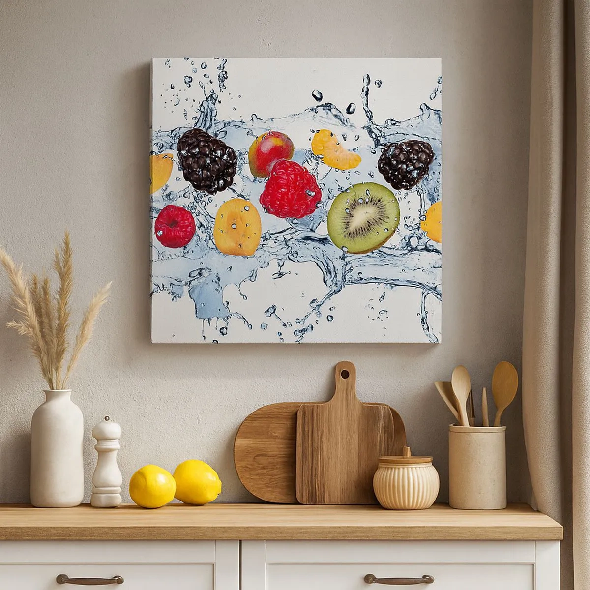 Quadro em tela - Divirta-se connosco - 30x30 cm