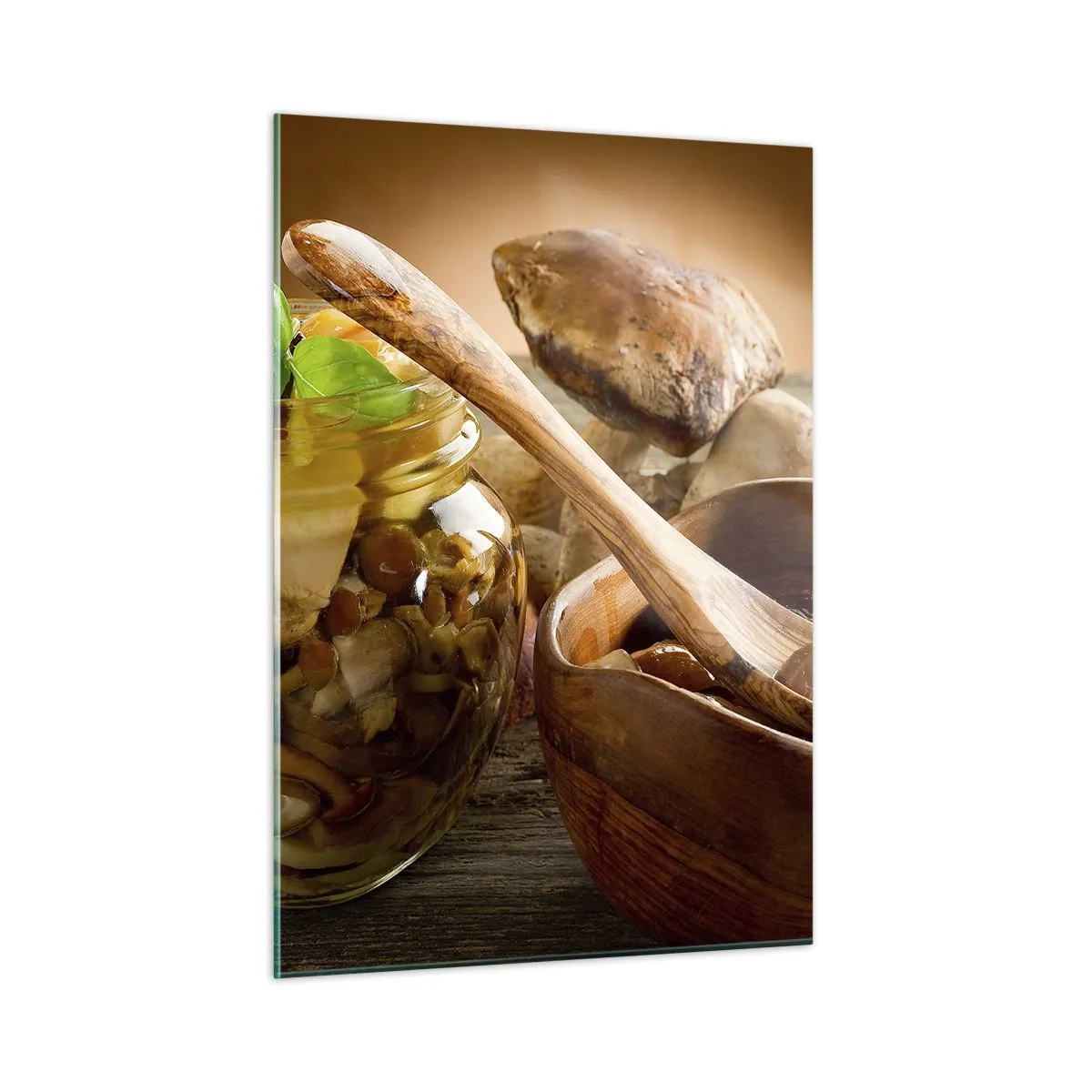 Quadro em vidro - Seja fresco, salgado ou de outono... - 50x70 cm