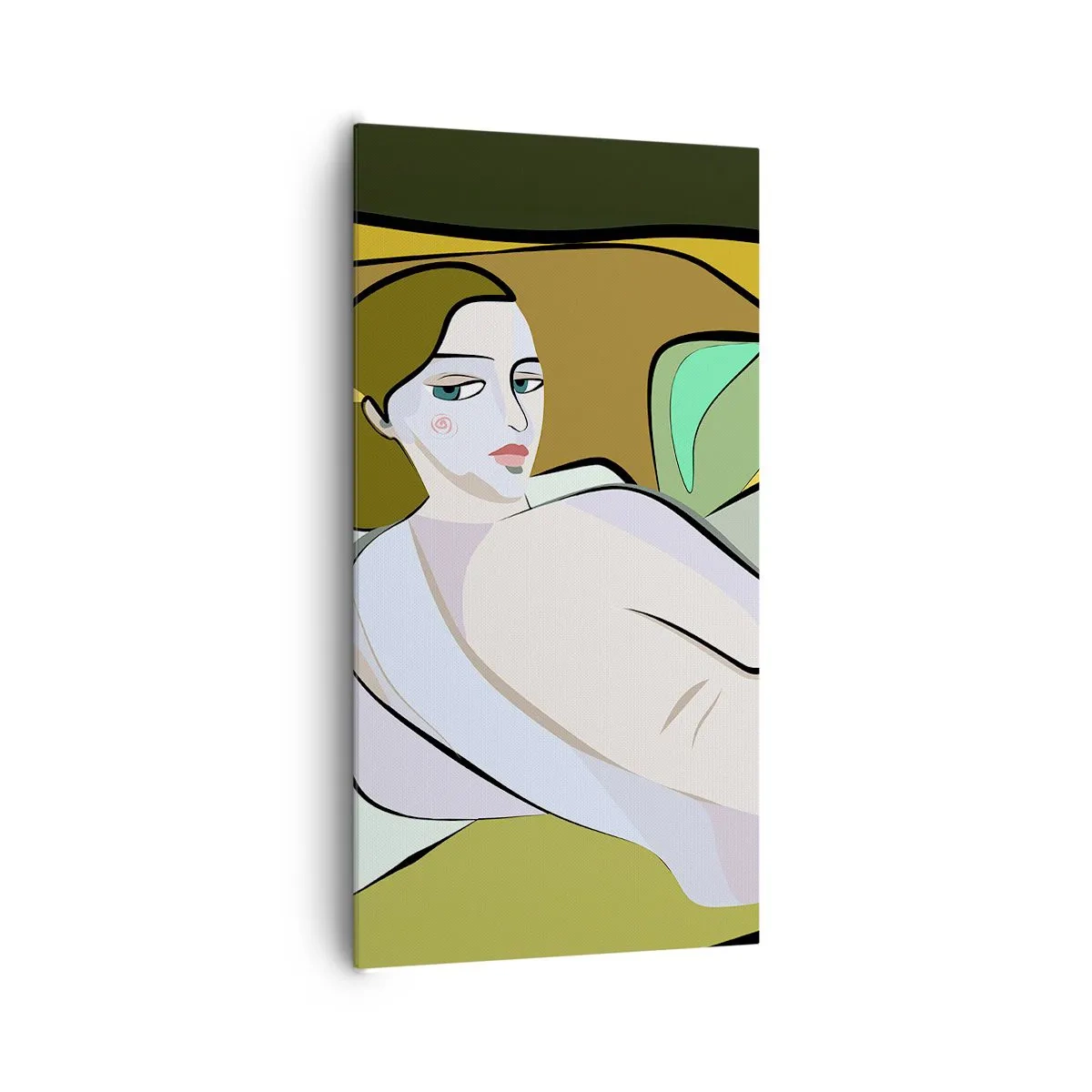 Quadro em tela - Retrato íntimo - 65x120 cm