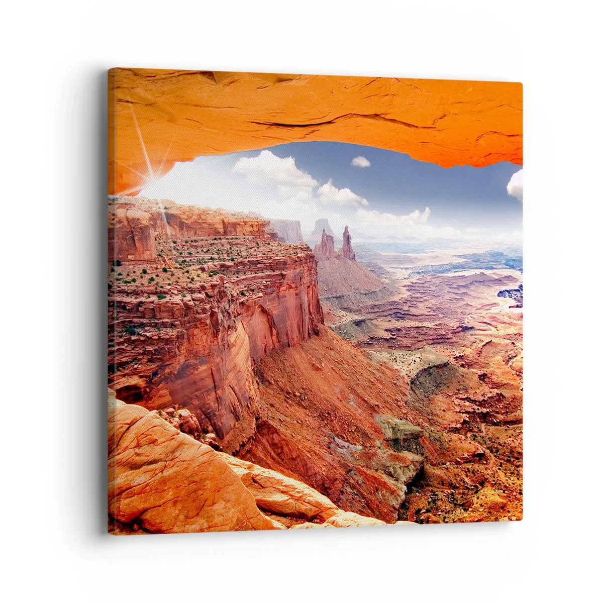 Quadro em tela - Esculpido pela própria natureza - 40x40 cm