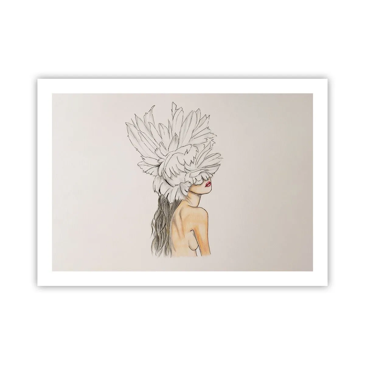 Pôster - Beleza coroada - 70x50 cm