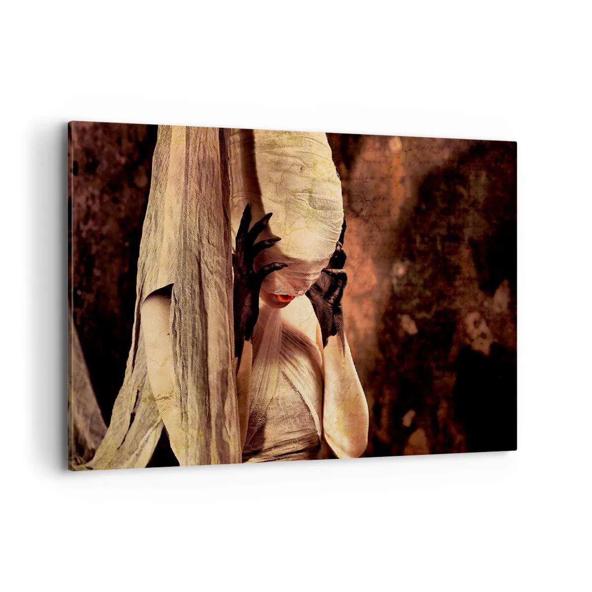 Quadro em tela - Entre o bem e o mal - 100x70 cm