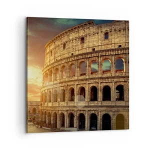 Quadro em tela - Monumento colossal - 60x60 cm