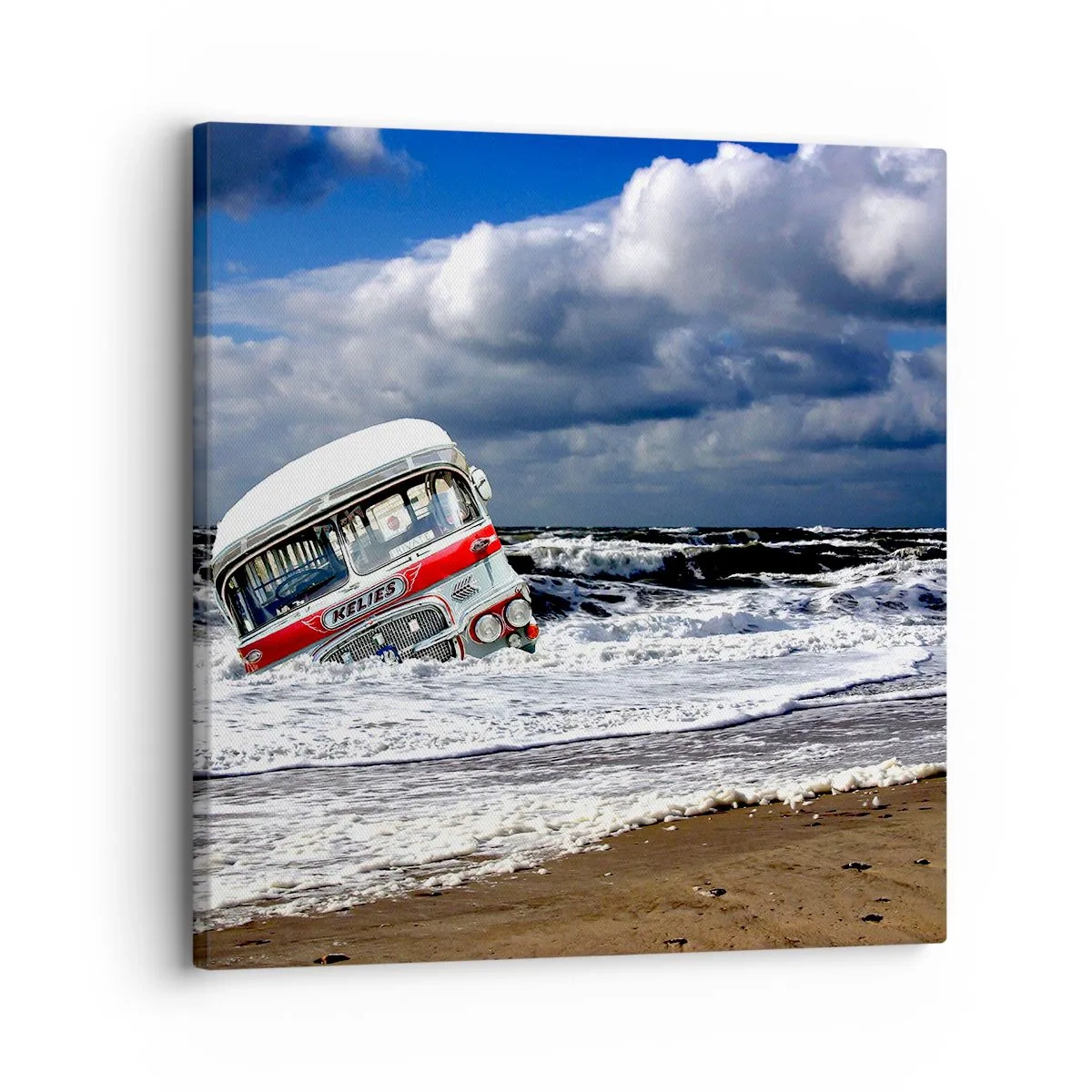 Quadro em tela - E por que a surpresa? - 30x30 cm