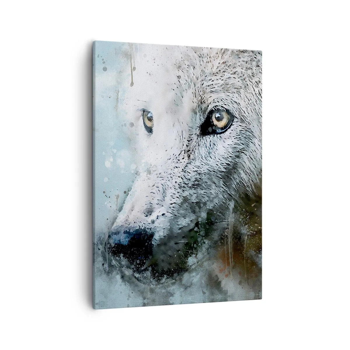 Quadro em tela - Conheça a alma do lobo - 50x70 cm