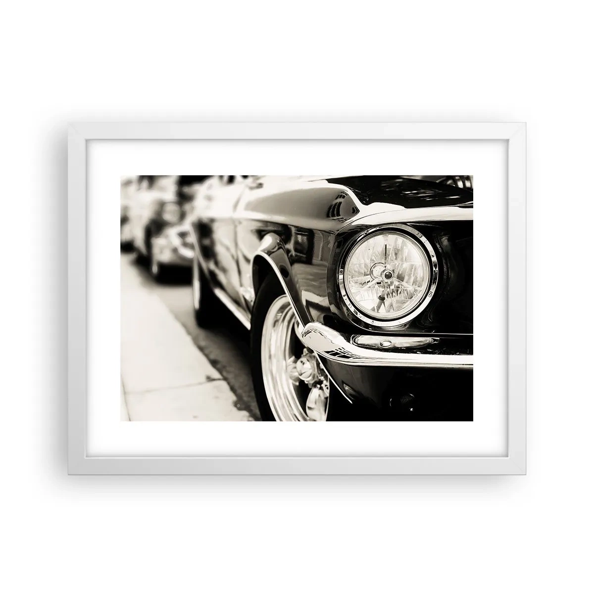 Pôster em moldura branca - Brilho permanente - 40x30 cm
