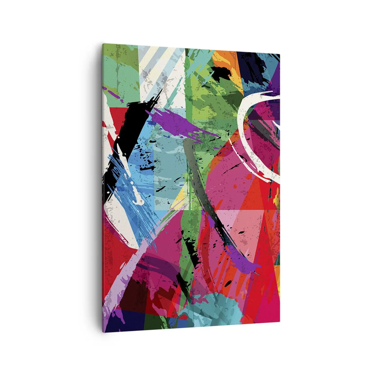 Quadro em tela - Rápido, vivo e animado - 70x100 cm