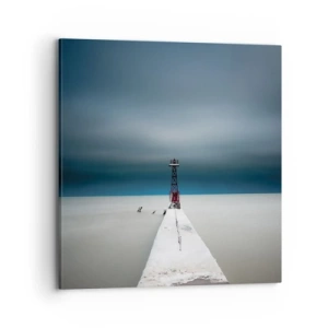 Quadro em tela - Ao encontro do infinito - 70x70 cm