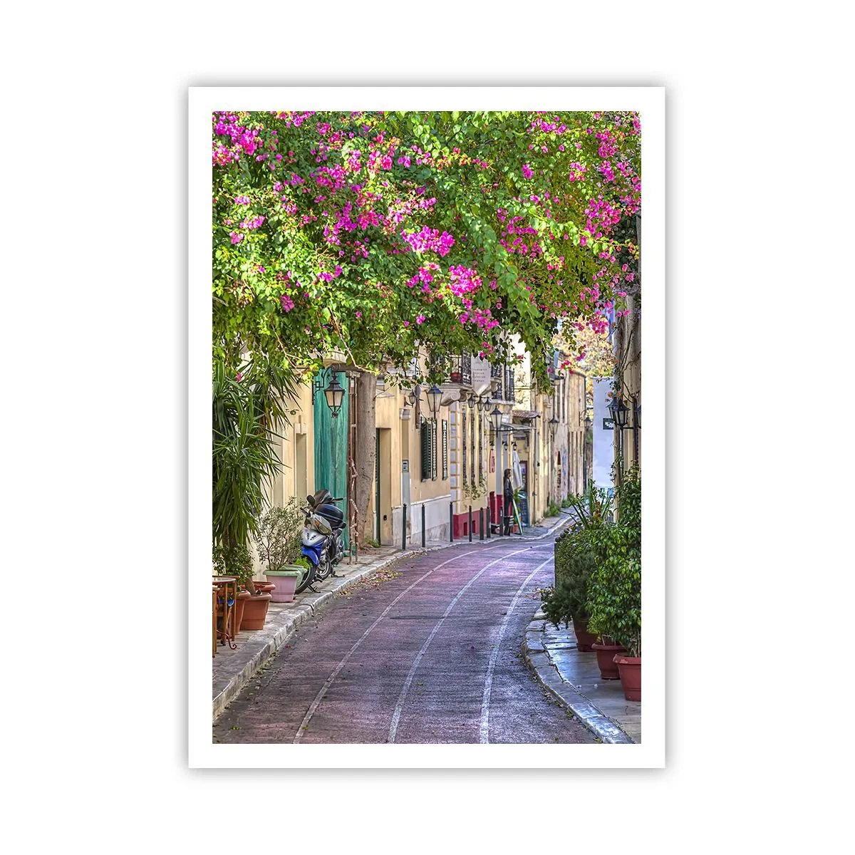 Pôster - Beco florido - 70x100 cm