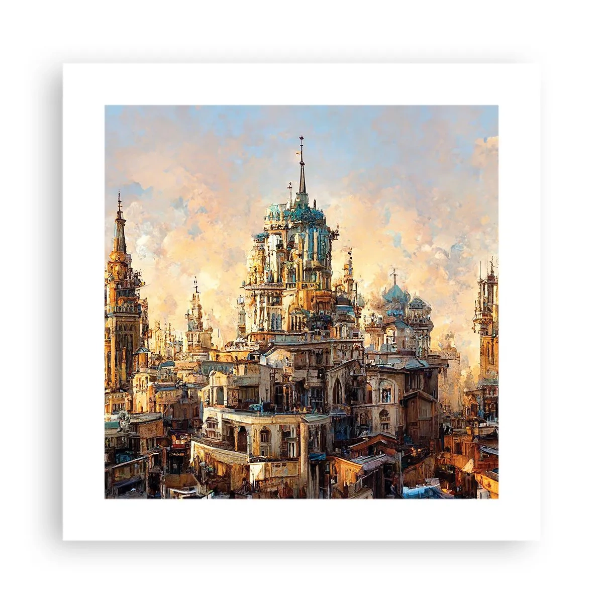 Pôster - Cidade das cidades - 40x40 cm